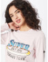 Superdry Tricou 'Boho' bleumarin / azuriu / maro / rosé - Pled.ro