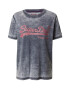 Superdry Tricou bleumarin / roz închis - Pled.ro