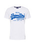 Superdry Tricou albastru regal / alb - Pled.ro