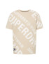 Superdry Tricou 'Code Core' bej / negru / alb - Pled.ro