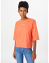 Superdry Tricou corai / alb - Pled.ro