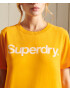 Superdry Tricou 'Core' bleumarin / galben auriu / roz deschis - Pled.ro