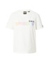 Superdry Tricou 'Vintage Retro Rainbow' ecru / lila / portocaliu / roz - Pled.ro