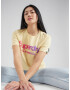 Superdry Tricou galben deschis / lila / roz deschis - Pled.ro