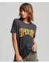 Superdry Tricou galben / gri metalic - Pled.ro