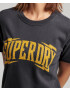 Superdry Tricou galben / gri metalic - Pled.ro