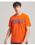 Superdry Tricou 'Game On 90s' albastru / portocaliu / negru / alb murdar - Pled.ro