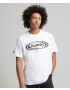 Superdry Tricou 'Game On 90s' negru / alb murdar - Pled.ro