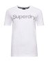 Superdry Tricou gri / alb - Pled.ro