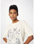 Superdry Tricou gri / alb - Pled.ro