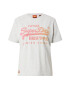 Superdry Tricou gri amestecat / portocaliu - Pled.ro