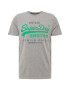 Superdry Tricou gri amestecat / verde - Pled.ro