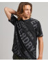 Superdry Tricou gri deschis / negru - Pled.ro