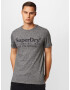 Superdry Tricou gri / negru - Pled.ro