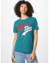 Superdry Tricou 'Interest' verde petrol / roșu / alb - Pled.ro