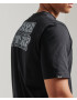 Superdry Tricou negru / alb - Pled.ro