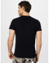 Superdry Tricou negru / alb - Pled.ro