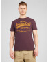 Superdry Tricou portocaliu / roșu burgundy - Pled.ro