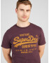 Superdry Tricou portocaliu / roșu burgundy - Pled.ro