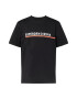 Superdry Tricou portocaliu somon / negru / alb - Pled.ro