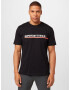 Superdry Tricou portocaliu somon / negru / alb - Pled.ro