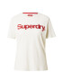 Superdry Tricou roșu / alb - Pled.ro