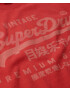 Superdry Tricou roșu / alb - Pled.ro