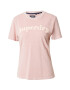 Superdry Tricou 'Cooper' roz / alb - Pled.ro