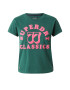 Superdry Tricou verde smarald / roz deschis - Pled.ro