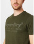 Superdry Tricou verde stuf - Pled.ro