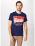 Superdry Tricou 'VINTAGE' bleumarin - Pled.ro