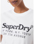 Superdry Tricou 'VINTAGE VENUE INTEREST' negru / alb - Pled.ro