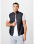 Superdry Vestă sport negru / alb - Pled.ro