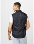 Superdry Vestă sport negru / alb - Pled.ro