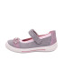 SUPERFIT Balerini 'Tensy' gri / roz pastel - Pled.ro