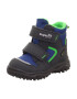 SUPERFIT Bocanci de zăpadă 'Husky' albastru cobalt / gri grafit / gri deschis / verde neon - Pled.ro