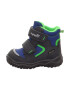 SUPERFIT Bocanci de zăpadă 'Husky' albastru cobalt / gri grafit / gri deschis / verde neon - Pled.ro