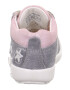 SUPERFIT Sneaker gri deschis / roz deschis / alb - Pled.ro