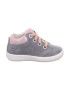 SUPERFIT Sneaker gri deschis / roz deschis / alb - Pled.ro