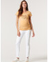 Supermom Jeans alb denim - Pled.ro