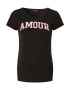 Supermom Tricou 'Amour' roz / roz deschis / negru - Pled.ro