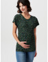 Supermom Tricou 'Elkins' turcoaz / gri deschis / verde smarald / negru - Pled.ro