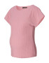 Supermom Tricou 'Fairburn' roz pal / alb - Pled.ro