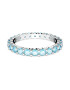 Swarovski Inele albastru aqua / alb - Pled.ro