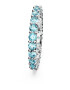 Swarovski Inele albastru aqua / alb - Pled.ro