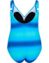 Swim by Zizzi Costum de baie întreg 'Debora' indigo / cyan - Pled.ro