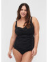 Swim by Zizzi Tankini top 'Basic' negru - Pled.ro