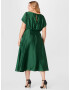 SWING Curve Rochie de cocktail verde smarald - Pled.ro