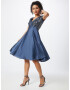 SWING Rochie de cocktail indigo / gri argintiu - Pled.ro