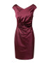 SWING Rochie de cocktail roșu burgundy - Pled.ro